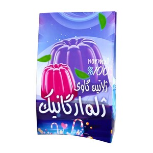 پودر ژله ارگانیک ممتاز با شکر سرخ و هزار طعم